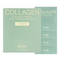 Máscara de hidrogel Karuna Skin COLLAGEN Decollete & Neck, 4 pacotes