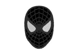 Mascara de homem aranha preto