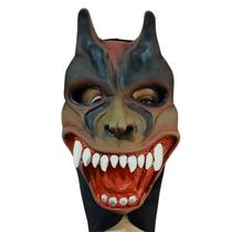 Máscara De Látex Com touca - Diabo Pit Halloween Máscara De Látex Com touca - Diabo Pit Halloween