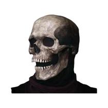 Máscara De Látex De Caveira De Halloween Para Cabeça Inteira, Decoração De Terror Com Mandíbula