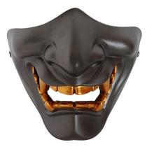 Máscara de látex Half Face Grimace Devil Prajna para adultos de Halloween