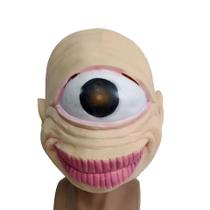 Máscara de látex, monstro de um olho, cosplay para adultos, Halloween Máscara de látex, monstro de um olho, cosplay para adultos, Halloween