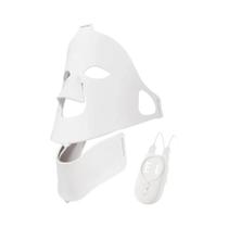 Máscara de LED Facial e Pescoço com 7 Cores - Terapia de Luz Vermelha e Silicone Flexível