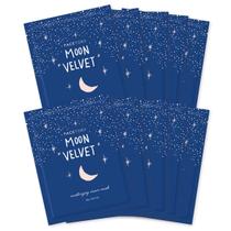 Máscara de lençol FACETORY MOON VELVET com hialuronato de sódio e manteiga de karité