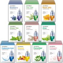 Máscara de lençol facial Orangeroses, pacote combinado de 100 tipos x 10 Máscara de lençol facial Orangeroses, pacote combinado de 100 tipos x 10