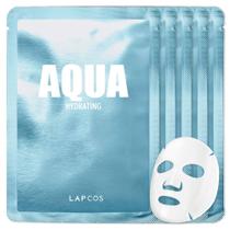 Máscara de Lençol LAPCOS Aqua Hydrating - Com Água do Mar e Plâncton (5 Unidades)