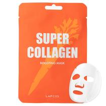 Máscara de lençol LAPCOS Super Colágeno Hidratante com Peptídeo, pacote com 10
