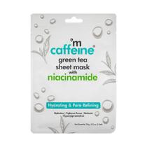 Máscara de lençol Mcafeína, chá verde com niacinamida, 1 unidade