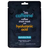 Máscara de lençol McCaffeine Coffee com ácido hialurônico, hidratação 24 horas