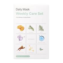 Máscara de lençol Mixsoon Daily Mask, conjunto de cuidados semanais, 1 pacote com 7 unidades Máscara de lençol Mixsoon Daily Mask, conjunto de cuidados semanais, 1 pacote com 7 unidades