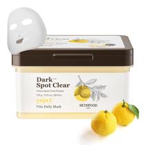 Máscara de lençol SKINFOOD Yuja C Vita Daily Triple Care, pacote com 30