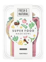 Máscara de lençol TONYMOLY Super Food Mask Bowl 22mL Hidratante Máscara de lençol TONYMOLY Super Food Mask Bowl 22mL Hidratante