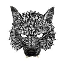 Máscara de lobo de Halloween KIHOARL Werewolf Half Face para cosplay