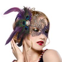 Máscara de máscaras Zinniday Máscaras de máscaras roxas para mulheres