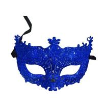 Máscara De Meia-Face Princesa De Veneza Com Lantejoulas E Renda Para Festas De Natal, Halloween E