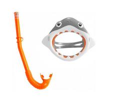 Máscara de Mergulho com Snorkel Tubarão Divertido Intex