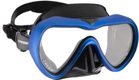 Máscara de mergulho Cressi A1 preta/azul com lente transparente Máscara de mergulho Cressi A1 preta/azul com lente transparente