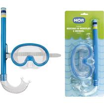 Mascara De Mergulho E Snorkel Infantil Mor