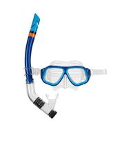 Máscara De Mergulho E Snorkel Juvenil Azul - Mor