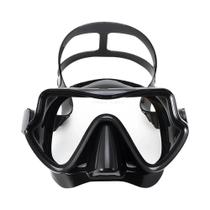 Máscara De Mergulho Para Adultos E Jovens Com Lente Antiembaçante, Saia De Silicone, Vidro