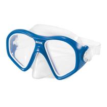 Máscara De Mergulho Policarbonato Reef Rider Azul Piscina Mar - Intex Máscara De Mergulho Policarbonato Reef Rider Azul Piscina Mar - Intex