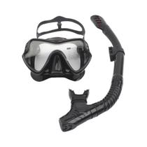 Máscara de Mergulho Profissional com Snorkel - Adulto Unissex - Conjunto Jsjm
