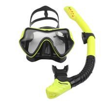 Máscara de Mergulho Profissional com Snorkel - Adulto Unissex - Conjunto Jsjm