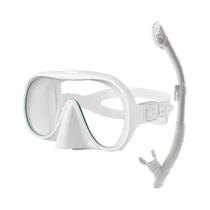 Máscara De Mergulho Profissional Com Vidro Temperado Óculos De Natação Completo Para GoPro