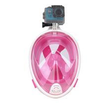 Máscara De Mergulho Surface Rosa S/M com adaptador para Câmeras de ação Máscara De Mergulho Surface Rosa S/M com adaptador para Câmeras de ação