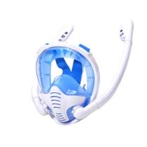 Máscara De Mergulho Tubo Duplo Azul (suporte P/ Camera) Máscara De Mergulho Tubo Duplo Azul (suporte P/ Camera)