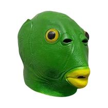 Máscara De Monstro Cabeça De Peixe Verde Engraçada E Fofa Para Halloween, Carnaval, Fantasia, Festa,