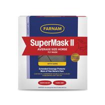 Máscara de mosca de cavalo Farnam SuperMask II com cobertura estendida para orelhas