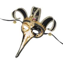 Máscara de nariz comprido de Halloween Máscara de látex de Veneza 15x42cm PVC