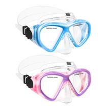 Máscara de natação ACQCES, óculos de mergulho para crianças de 5 a 15 anos, 2 unidades