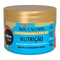 Máscara de Nutrição Cronograma Capilar SOS Cachos Salon Line 300g - S.O.S Cachos