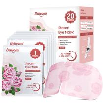 Máscara de olhos a vapor BeHoomi Heated Warm Compress, 20 pacotes rosa