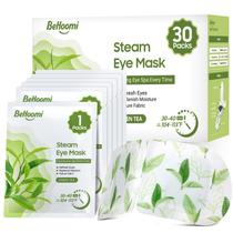 Máscara de olhos a vapor BeHoomi Heated Warm Compress 30 pacotes de chá verde