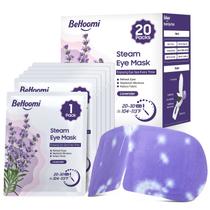 Máscara de olhos a vapor BeHoomi Lavender, descartável aquecida, pacote com 20