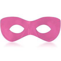 Máscara de olhos amscan Super Hero Domino Pink Fabric