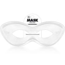 Máscara de olhos Amscan White Super Hero Tecido Durável e Confortável