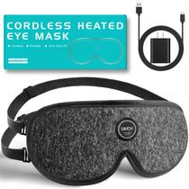 Máscara de olhos aquecida uncn Cordless 2500mAh, bateria, compressa quente