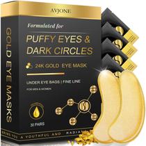 Máscara de olhos AVJONE 24K Gold para olhos inchados e olheiras (30 pares)