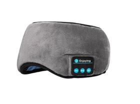 Máscara De Olhos Bluetooth Para Dormir Fones De Ouvido Cinza