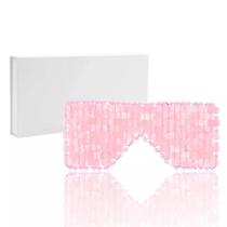 Máscara De Olhos De Quartzo Rosa E Jade Para Massagem Facial Refrescante, Relaxamento, Beleza E Máscara De Olhos De Quartzo Rosa E Jade Para Massagem Facial Refrescante, Relaxamento, Beleza E
