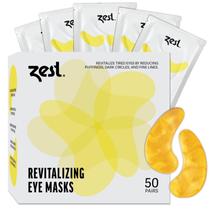 Máscara de olhos Zest 24k Gold Gel Crystal Collagen 50 pares