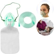 Máscara De Oxigênio Alta Concentração Respiratória Para Adulto