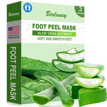 Máscara de peeling de pés Berlaney Aloe Vera para remoção de pele morta Máscara de peeling de pés Berlaney Aloe Vera para remoção de pele morta