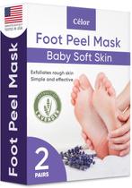 Máscara de peeling de pés CÉLOR para pele macia de bebês com extrato de aloe vera Máscara de peeling de pés CÉLOR para pele macia de bebês com extrato de aloe vera