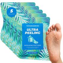 Máscara de peeling de pés Vitamasques Ultra, pacote com 5 esfoliantes
