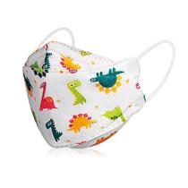 Máscara de peixe infantil ao ar livre Máscara facial descartável de cor sólida T4ply Orelha